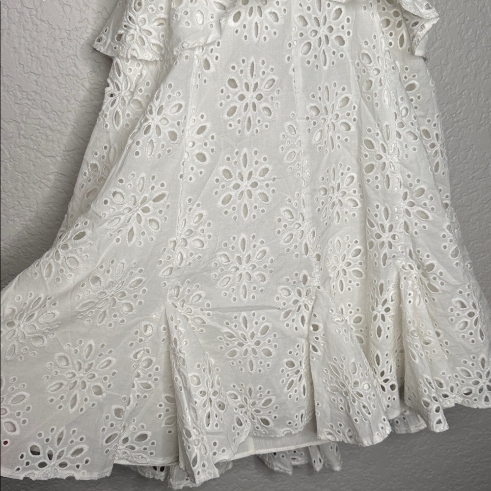 Yumi Kim Pacific Cotton White Eyelet Starlight Mini Dress - Picture 5 of 9